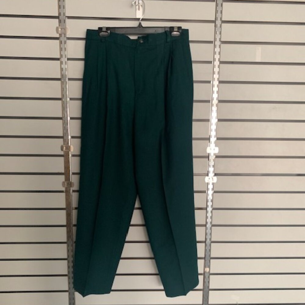 Charter Club Forest Green Wool Dress Pants Size 14